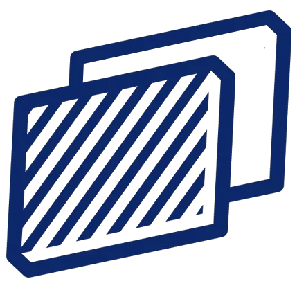 Quality Materials icon on hover